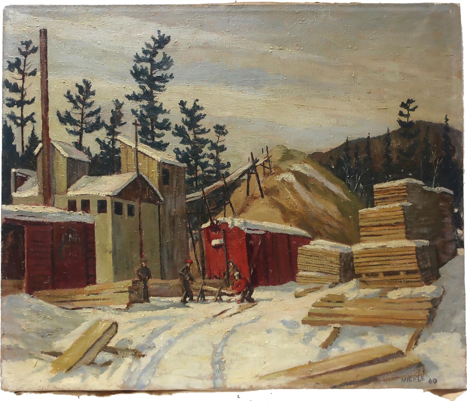 Lawrence Nickle (1931-2014) - Untitled (Saw Mill)