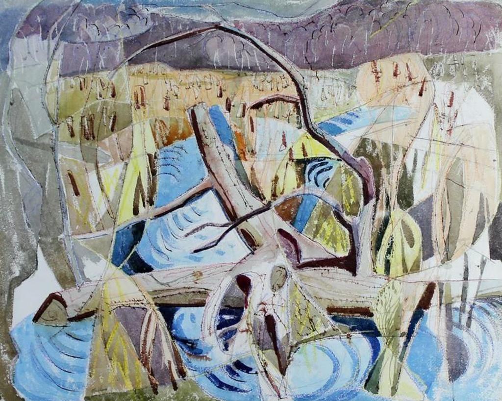 Donald Frederick Price Neddeau (1913-1998) - Abstract Landscape
