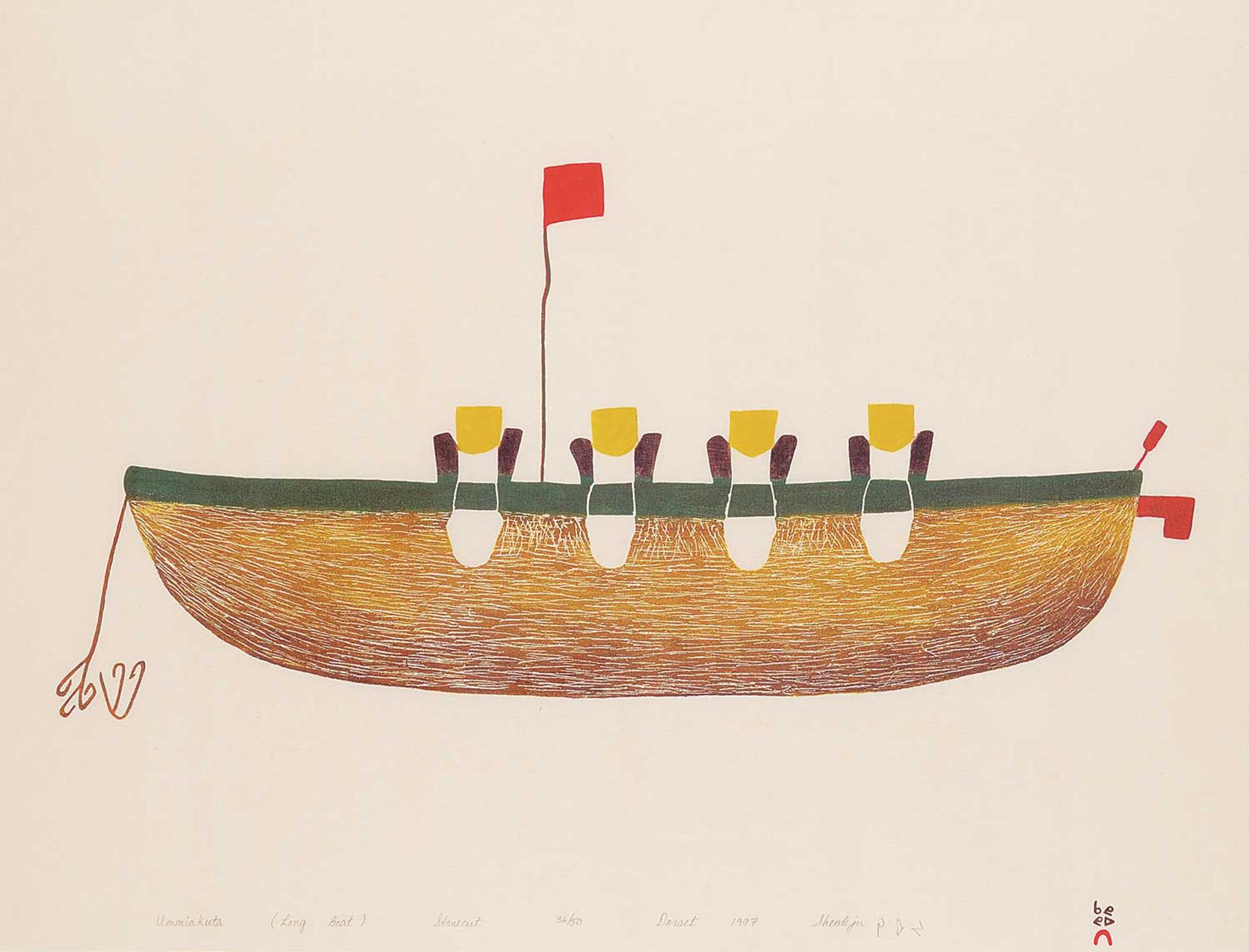 Sheojuk Etidlooie (1932-1999) - Ummiakuta [Long Boat]  #36/50