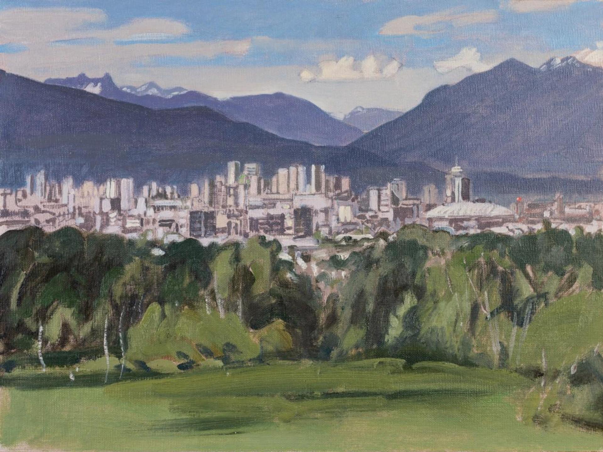 Peter Maxwell Ewart (1918-2001) - Vancouver from Little Mountain (Study)