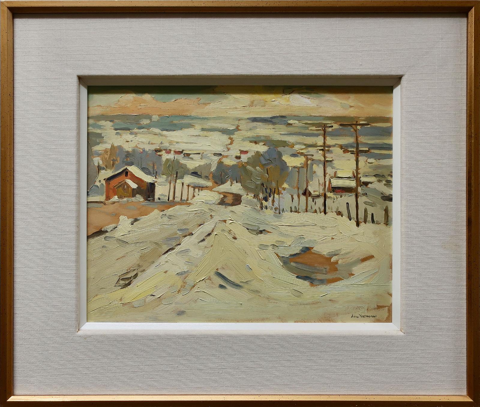 Arto Yuzbasiyan (1948) - Landscape Near Beaver Valley, Collingwood, Ont. (Off Hwy 27)