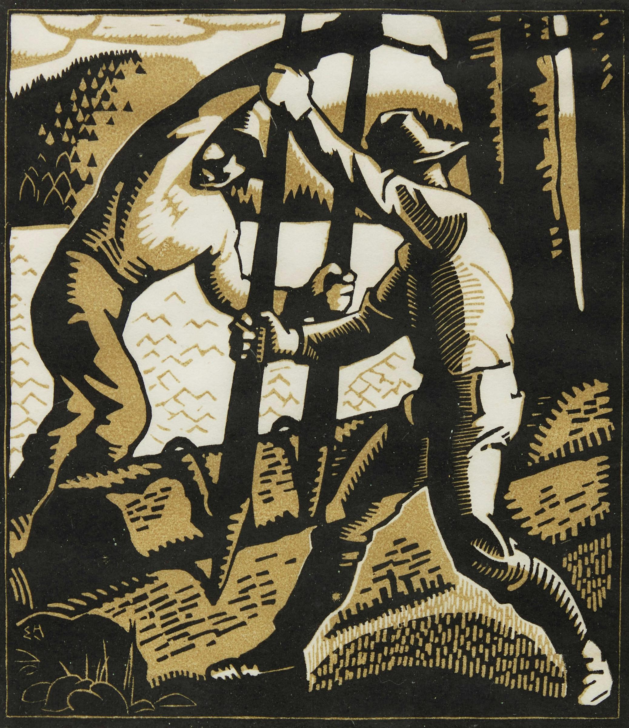 Edwin Headley Holgate (1892-1977) - Lumberjacks