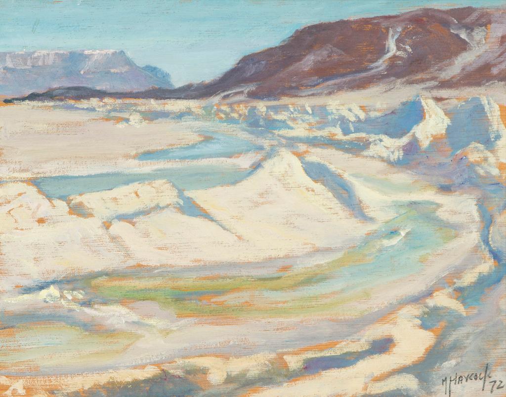 Maurice Hall Haycock (1900-1988) - Alexandra Fjord (Edge of the Shore Ice)