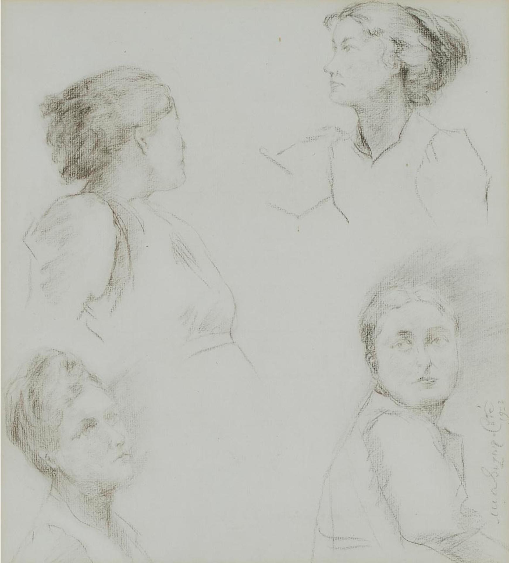 Marc-Aurèle de Foy Suzor-Coté (1869-1937) - Four Studies Of A Woman, 1923