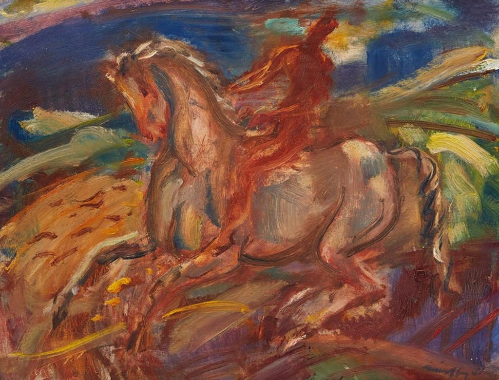Ödön Márffy (1878-1959) - Horse and Rider