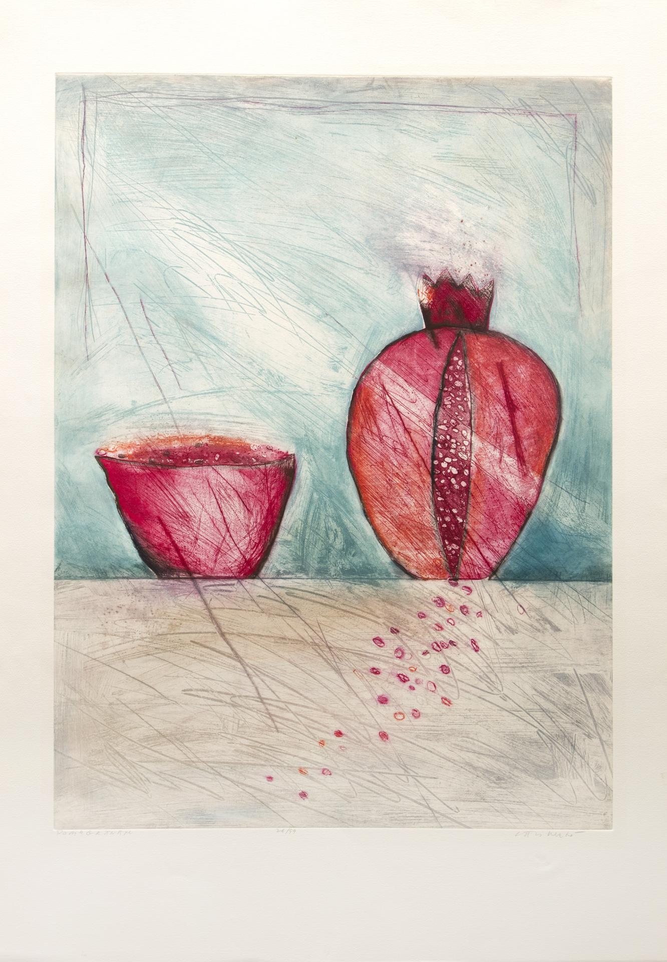 Norman Laliberte (1925-2021) - Pomegranate, c. 1991