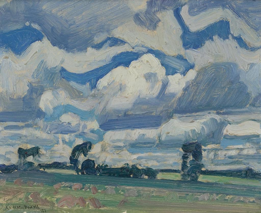 James Edward Hervey (J.E.H.) MacDonald (1873-1932) - Fields And Sky  