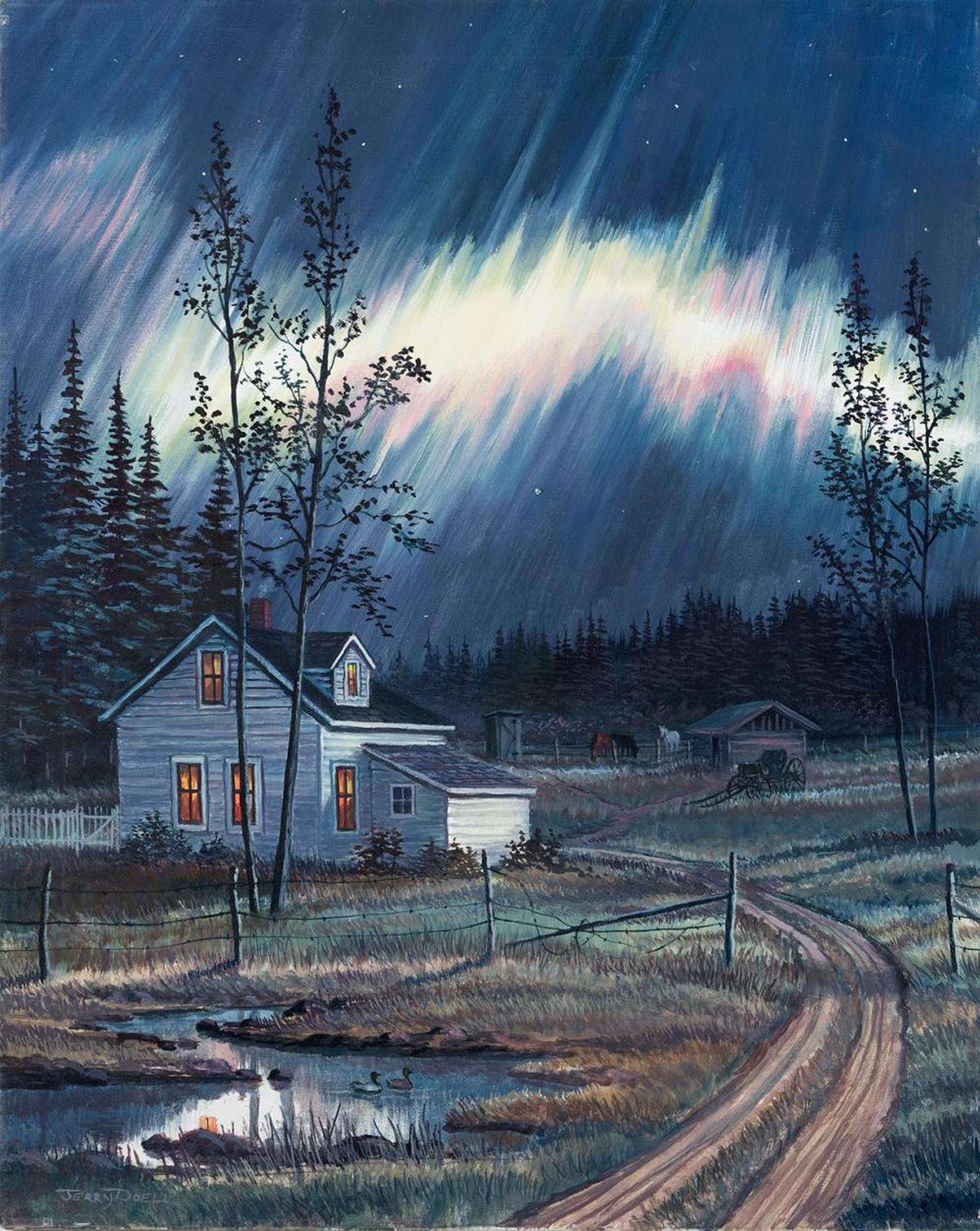Jerry Doell (1938-2005) - Untitled - Northern Lights