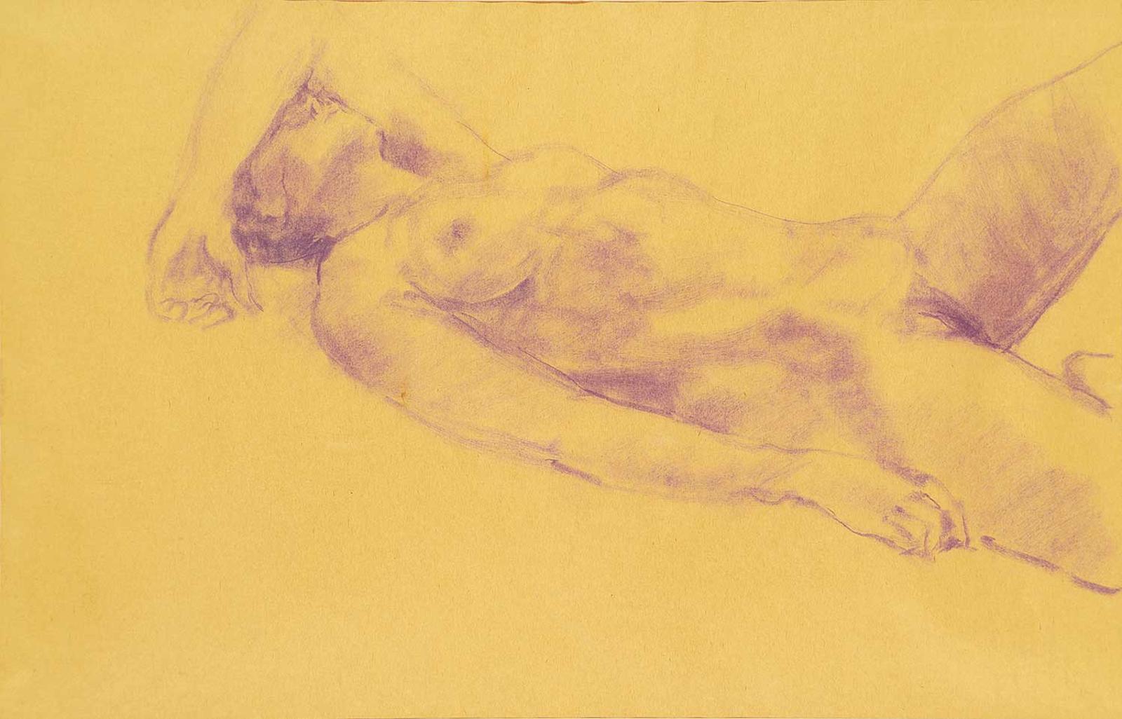 William (Bill) Duma (1936) - Untitled - Resting Nude