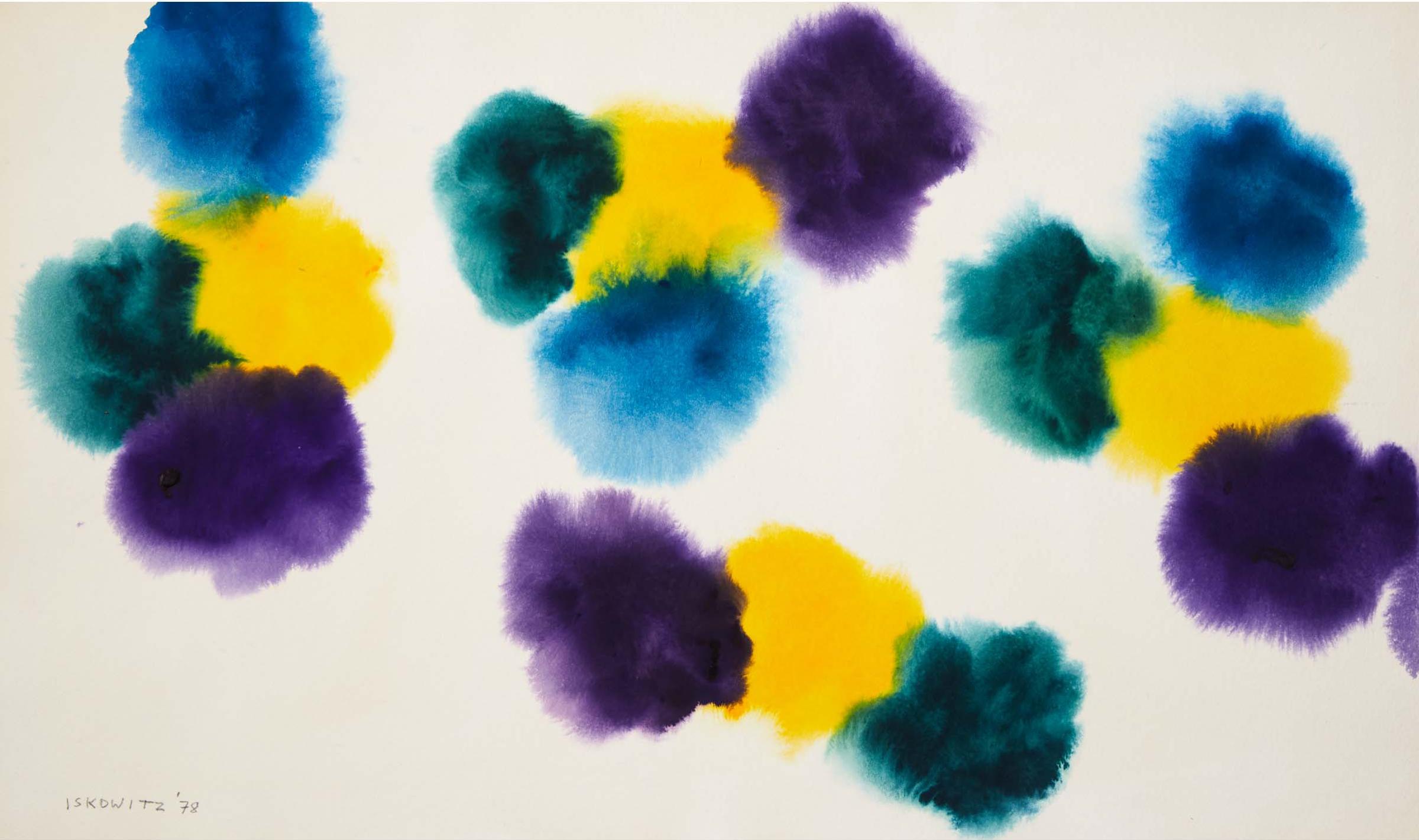 Gershon Iskowitz (1921-1988) - Untitled (Abstract), 1978