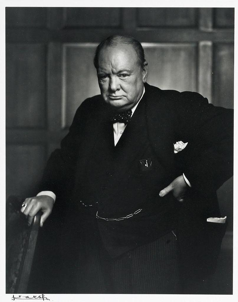 Yousuf Karsh (1908-2002) - ?the Right Honourable Sir Winston Churchill