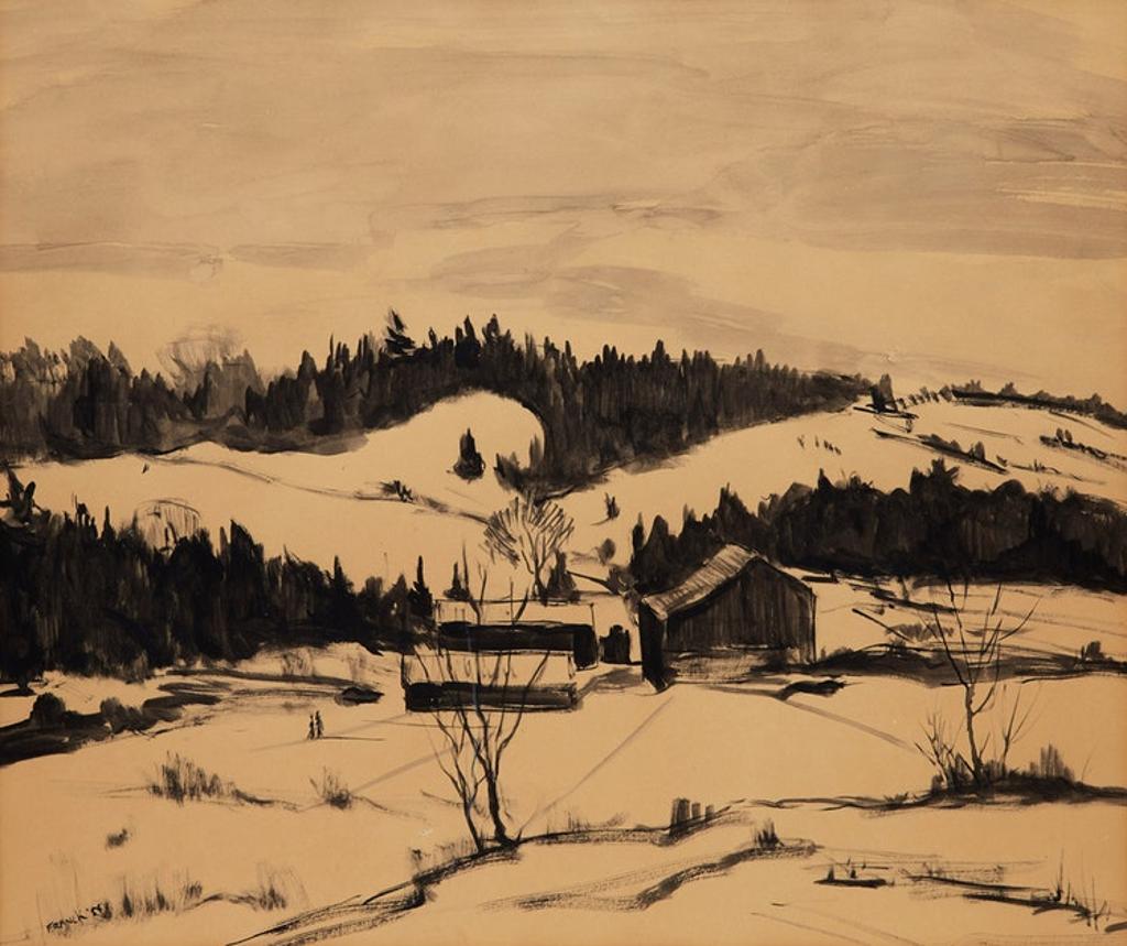 Albert Jacques Franck (1899-1973) - Winter, Shadowbrook Farm