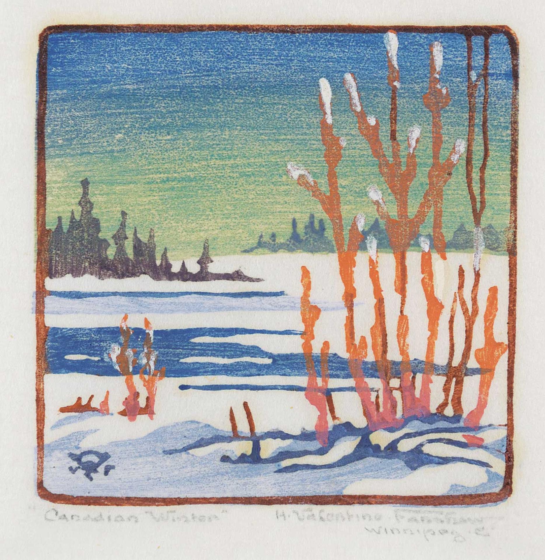 Hubert Valentine Fanshaw (1878-1940) - Canadian Winter