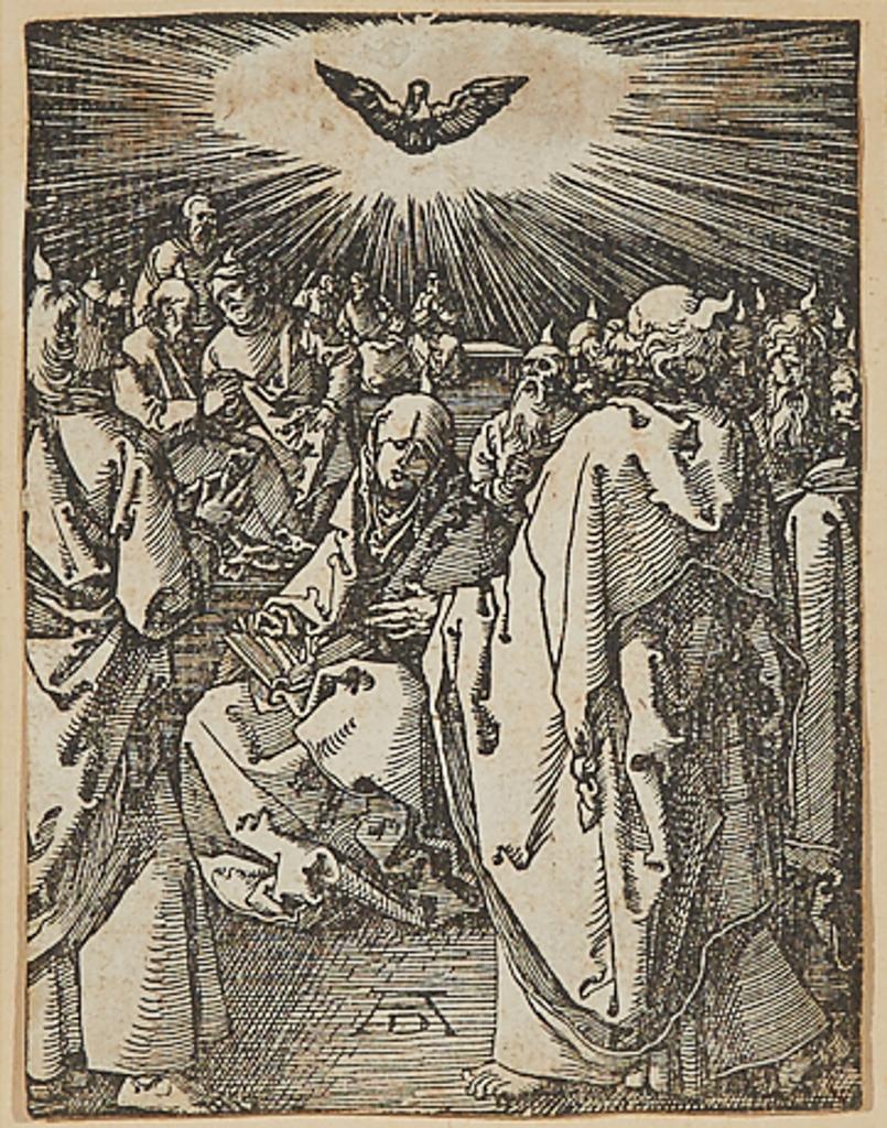 Albrecht Dürer (1471-1528) - Pentecost (From The Little Passion) [hollstein Vol. Vii, 160c]