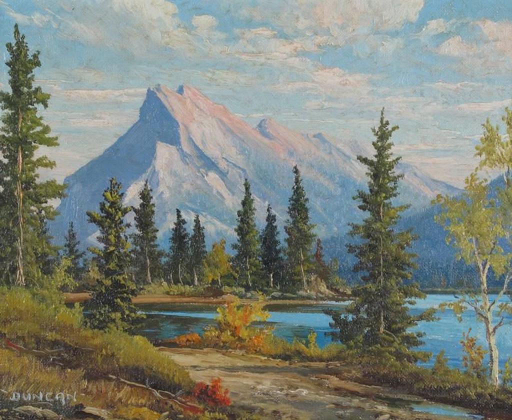 Duncan Mackinnon Crockford (1922-1991) - Rundle Mountain; 1959