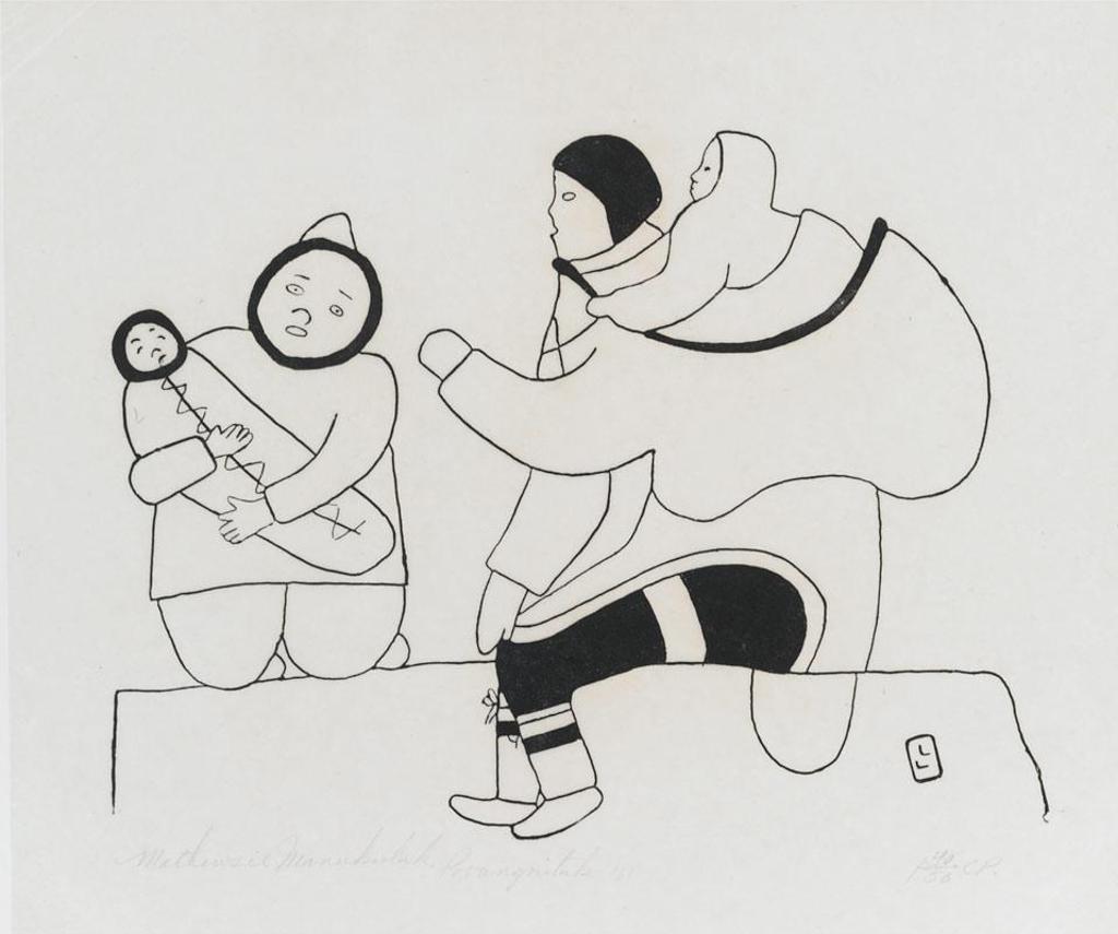 Matiusue Manakudluk - Untitled (Woman And Children)