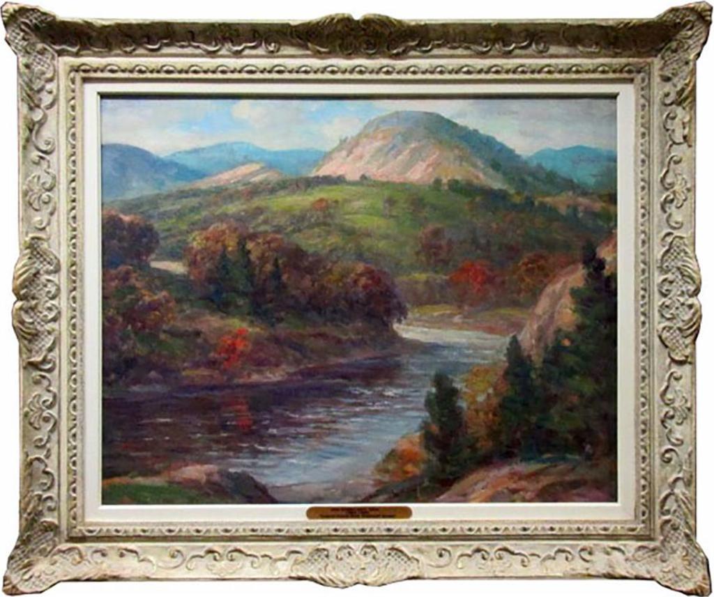 Adam Sherriff Scott (1887-1980) - Jacques Cartier River, Tewkesbury, Quebec