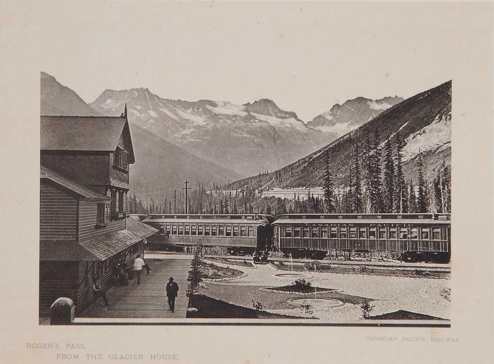 C.P.R. School - Roger's Pass, From the Glacier House