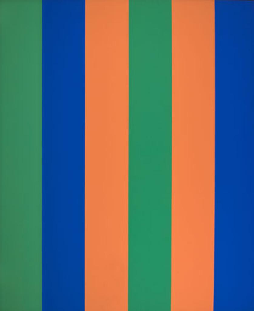 Guido Molinari (1933-2004) - Sériel bleu-vert athématique