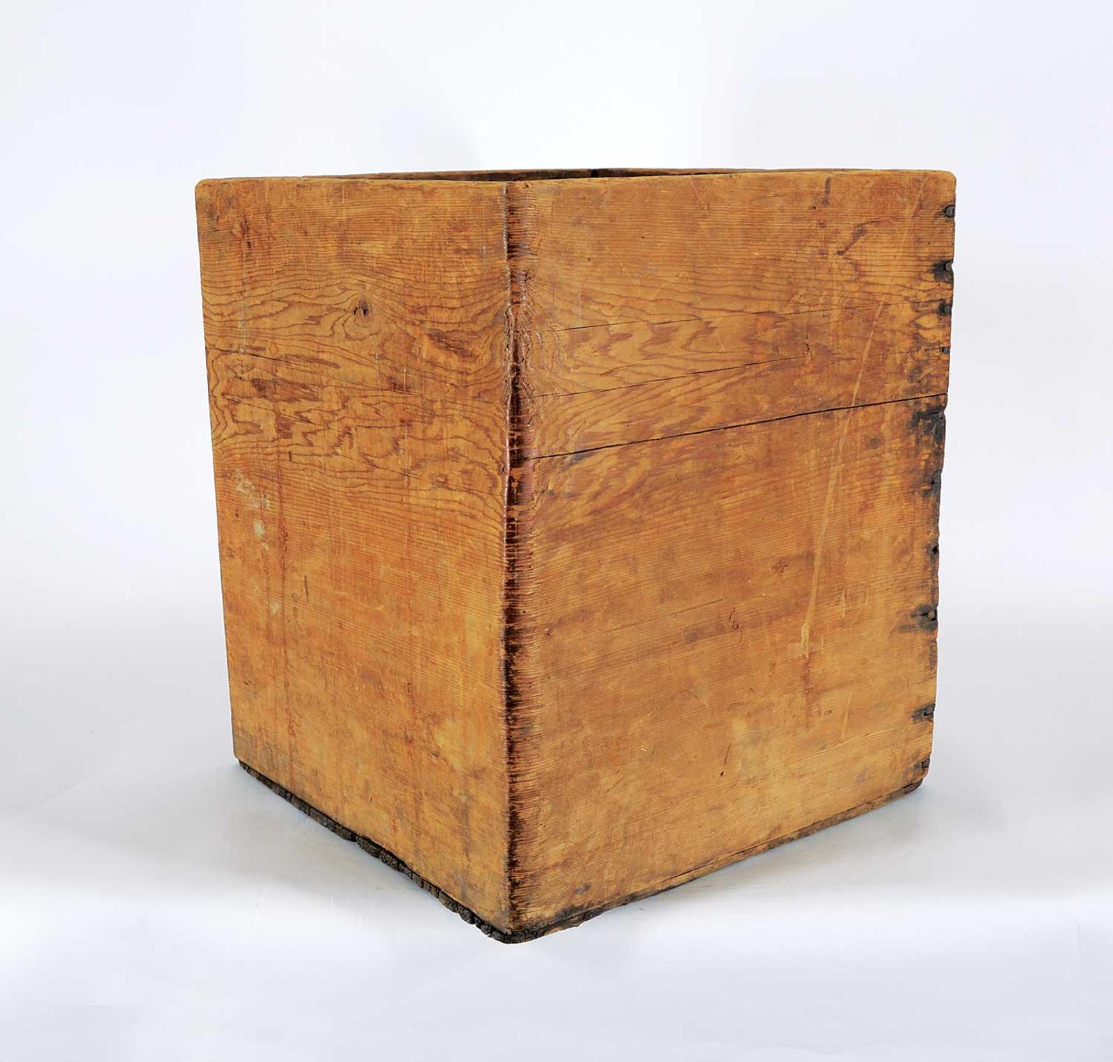 Northwest Coast First Nations School - Large Household Storage Bentwood Box [Kerfed]