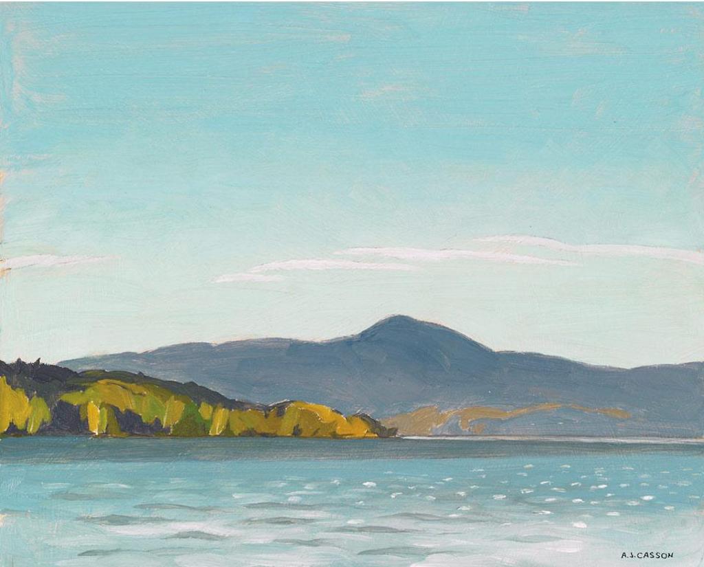 Alfred Joseph (A.J.) Casson (1898-1992) - Blue Day, Pen Lake, 1979