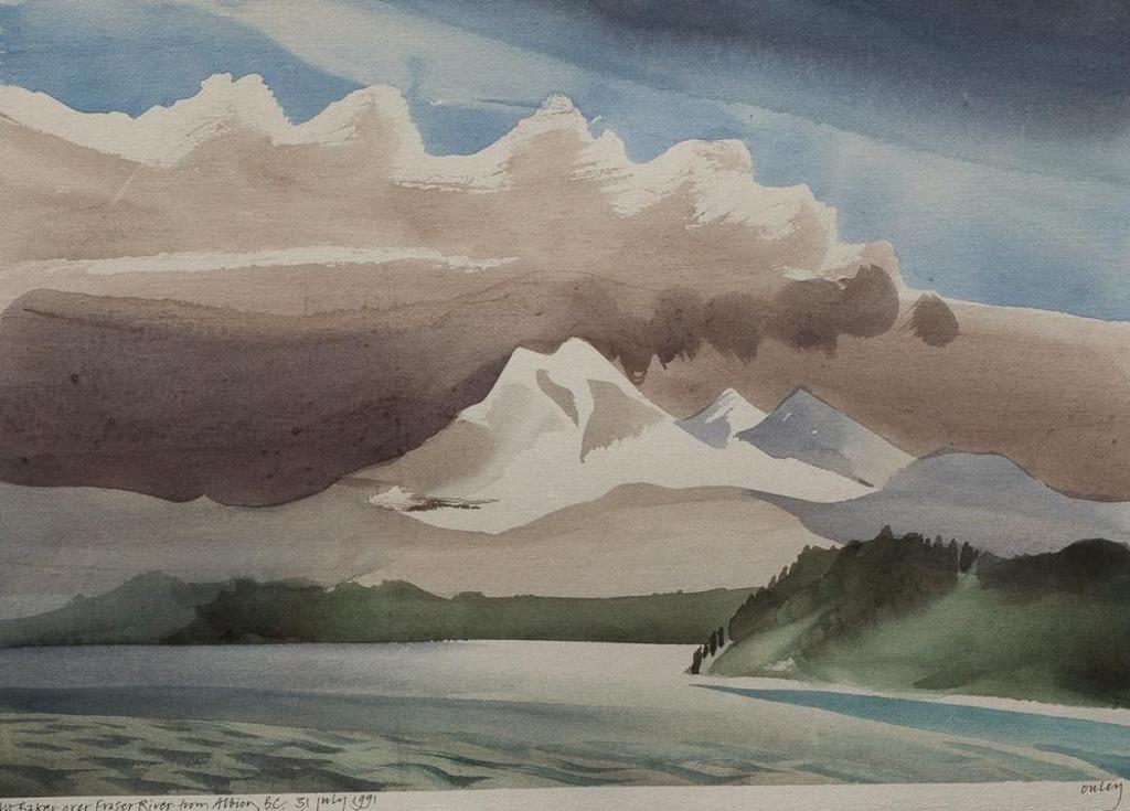 Norman Anthony (Toni) Onley (1928-2004) - Mt. Baker over the Fraser River