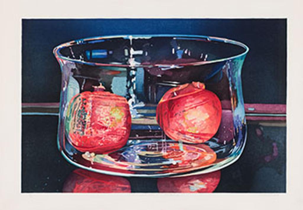 Mary Frances West Pratt (1935-2018) - Pomegranates in a Dark Room