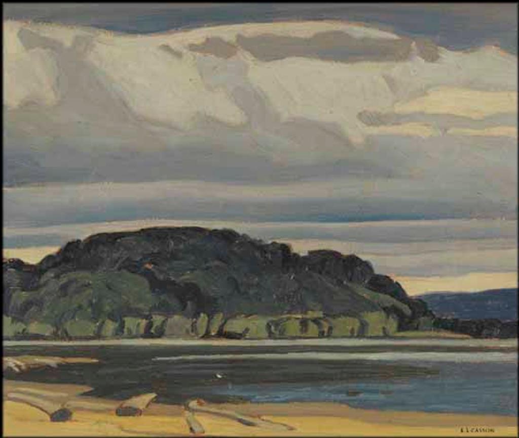 Alfred Joseph (A.J.) Casson (1898-1992) - Grey Day, Lake of Two Rivers, Algonquin Park