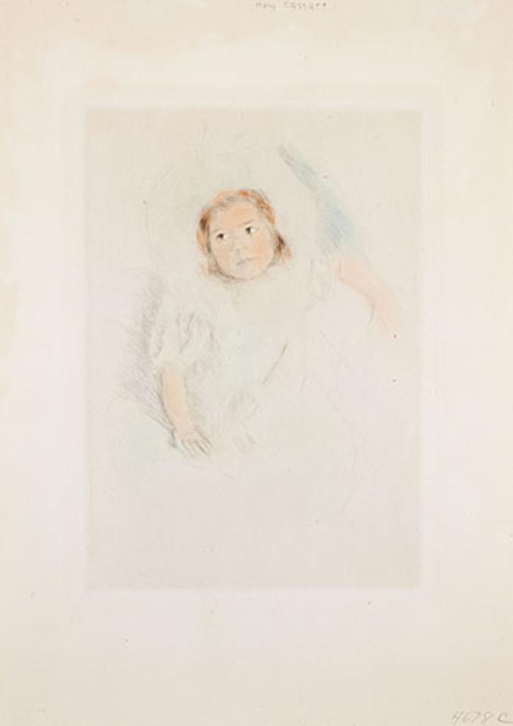 Mary Cassatt (1844-1926) - Margot Wearing a Bonnet, No. 1