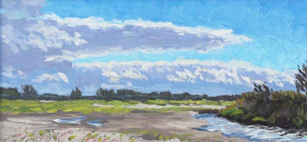 John Kaufman (1947) - River Landscape; 1989