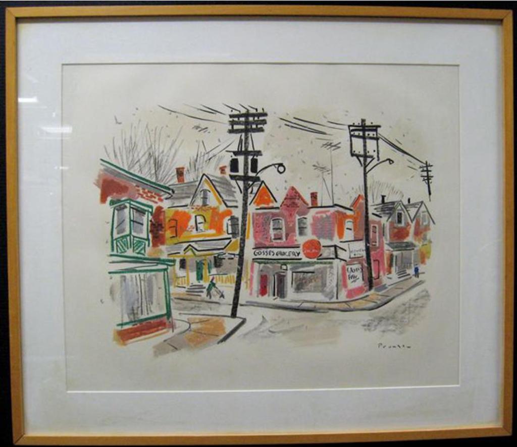 Rod Prouse (1945) - Street Corner (Gosses Grocery)