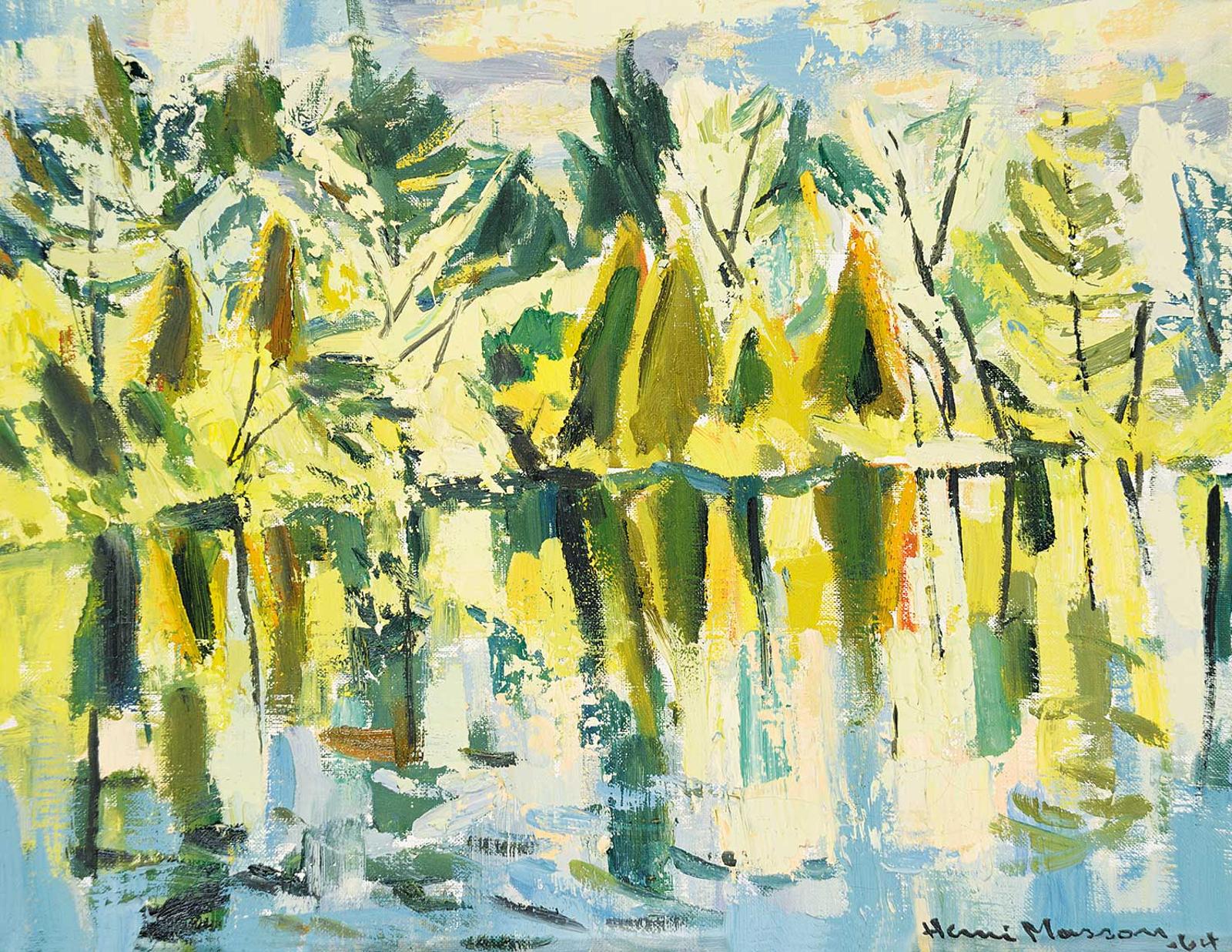 Henri Leopold Masson (1907-1996) - Untitled - Paysage d'automne