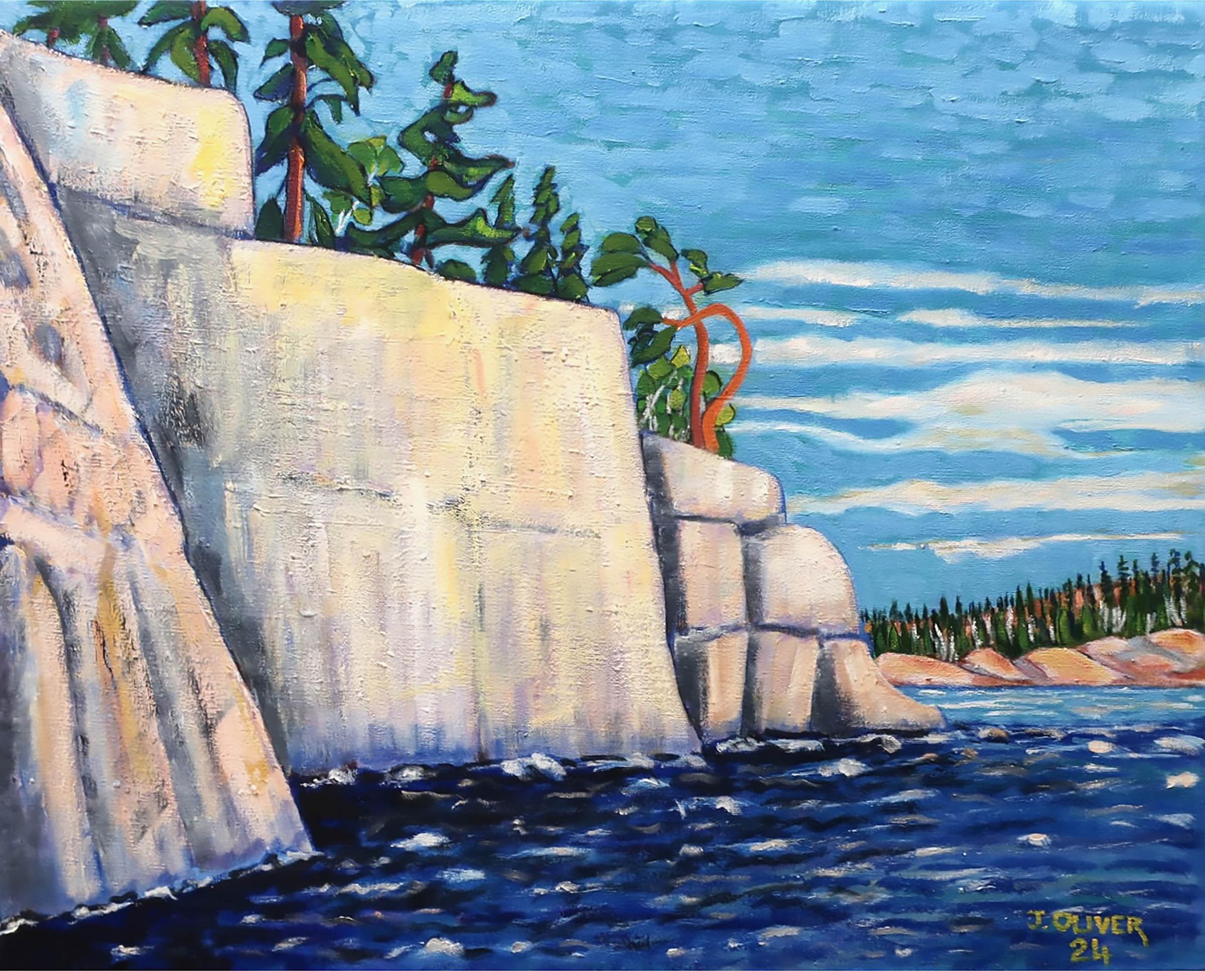 John Oliver (1939) - The Jumping Rock - French River, Ont.