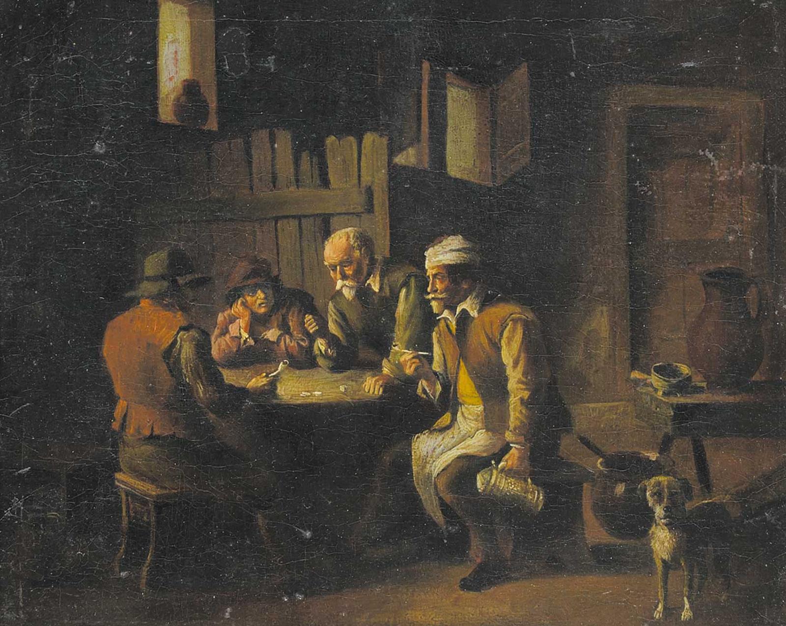 David Teniers - Untitled - Men in Tavern