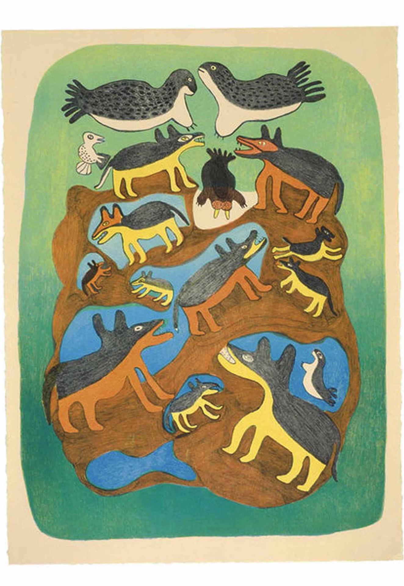 Meelia Kelly (1940-2006) - Arctic Menagerie, 2003