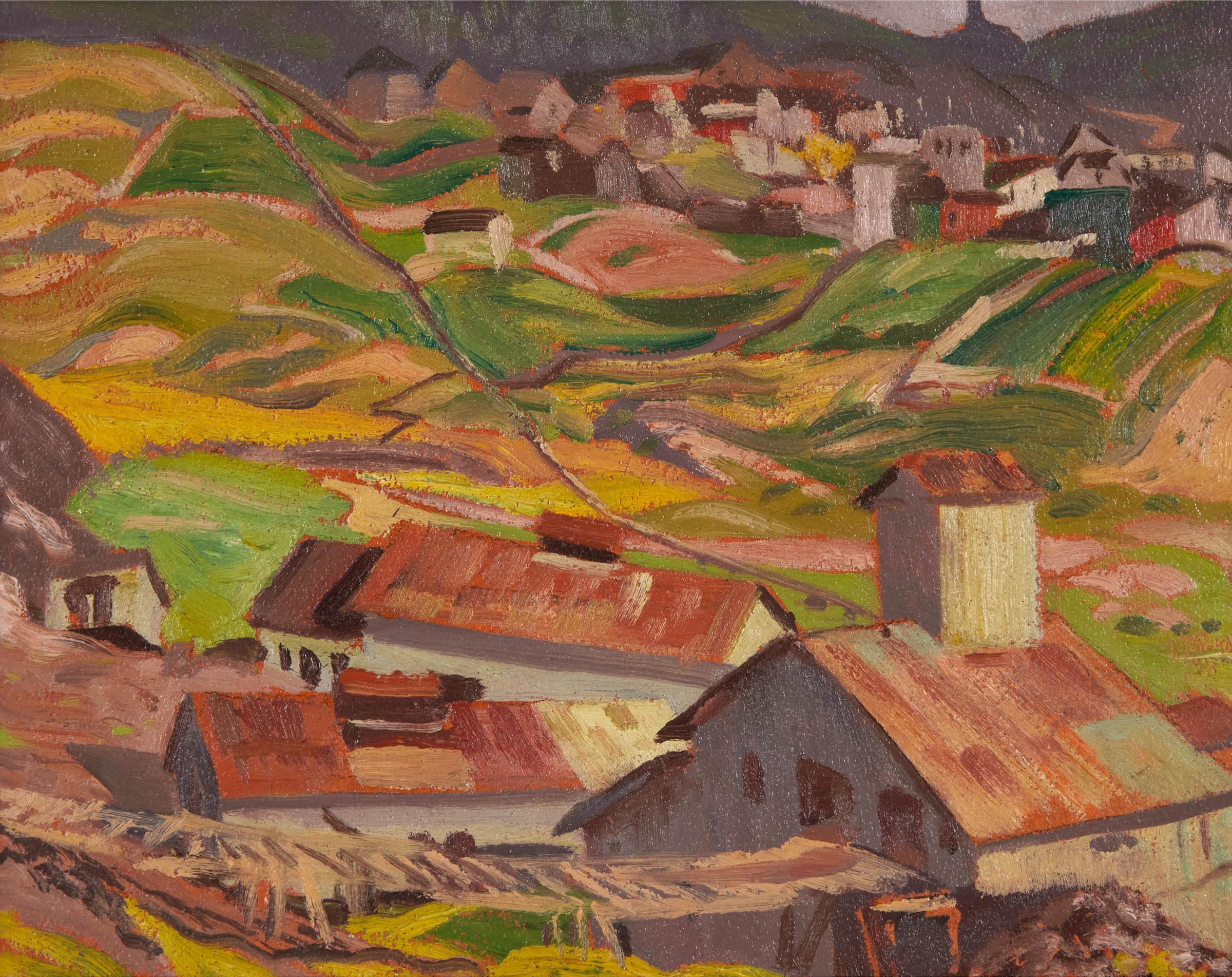 Illingworth Holey (Buck) Kerr (1905-1989) - Old Mine, Cobalt Ontario, 1939
