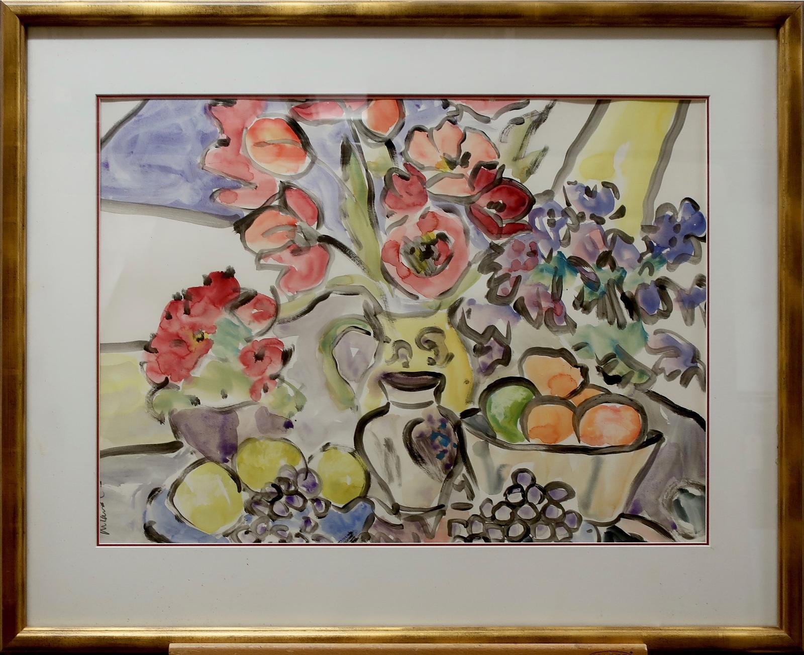 Denise Ireland (1949) - Untitled (Still Life With Tulips)