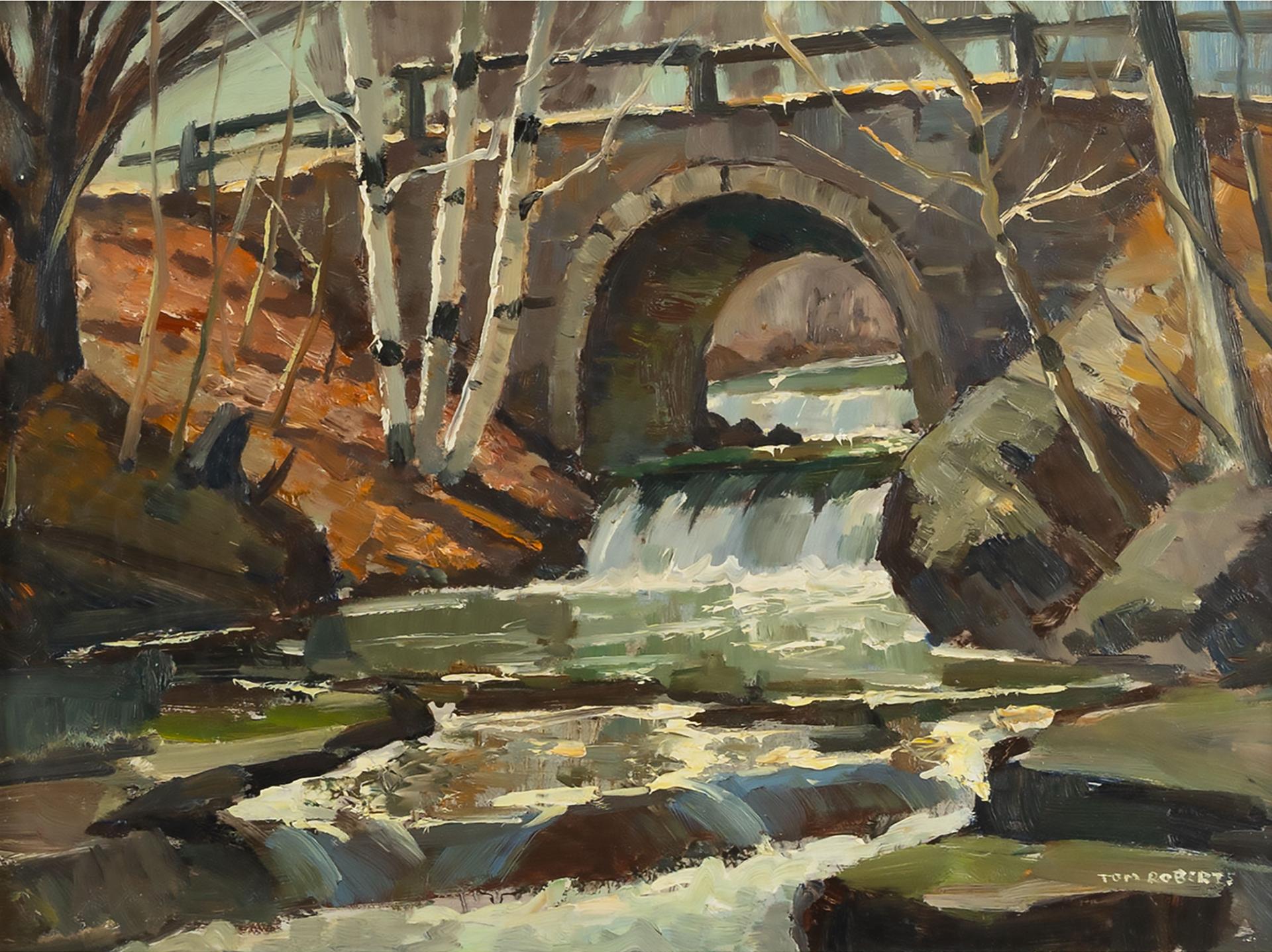Thomas Keith (Tom) Roberts (1909-1998) - The Stone Bridge (Nottawasaga River, Ontario)