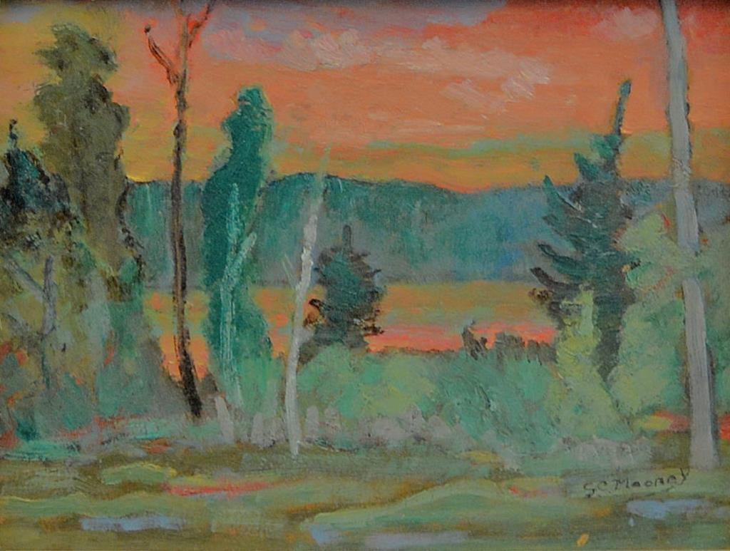 Sidney Charles Mooney (1927-1992) - Sunset Maple Lake