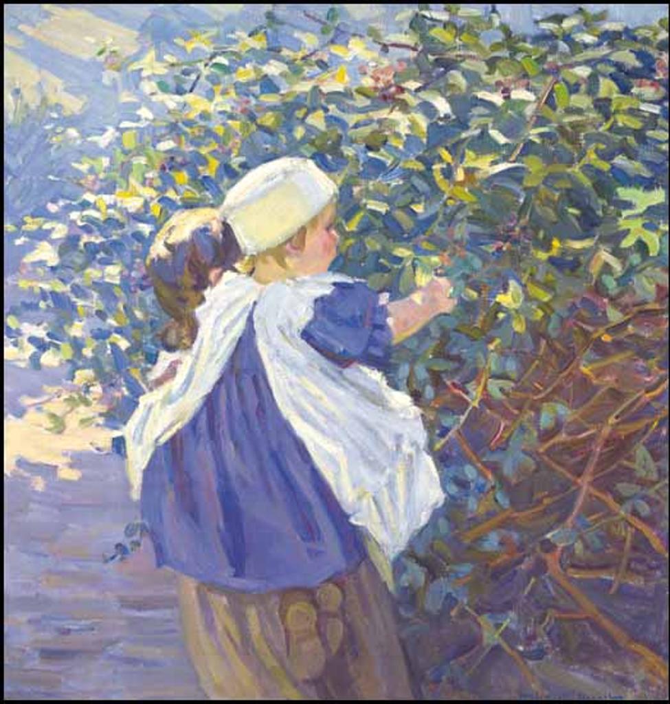 Helen Galloway McNicoll (1879-1915) - Mother and Child Picking Berries