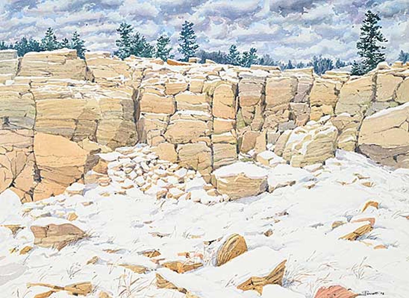 James Stanford (Stan) Perrott (1917-2001) - Rock Wall