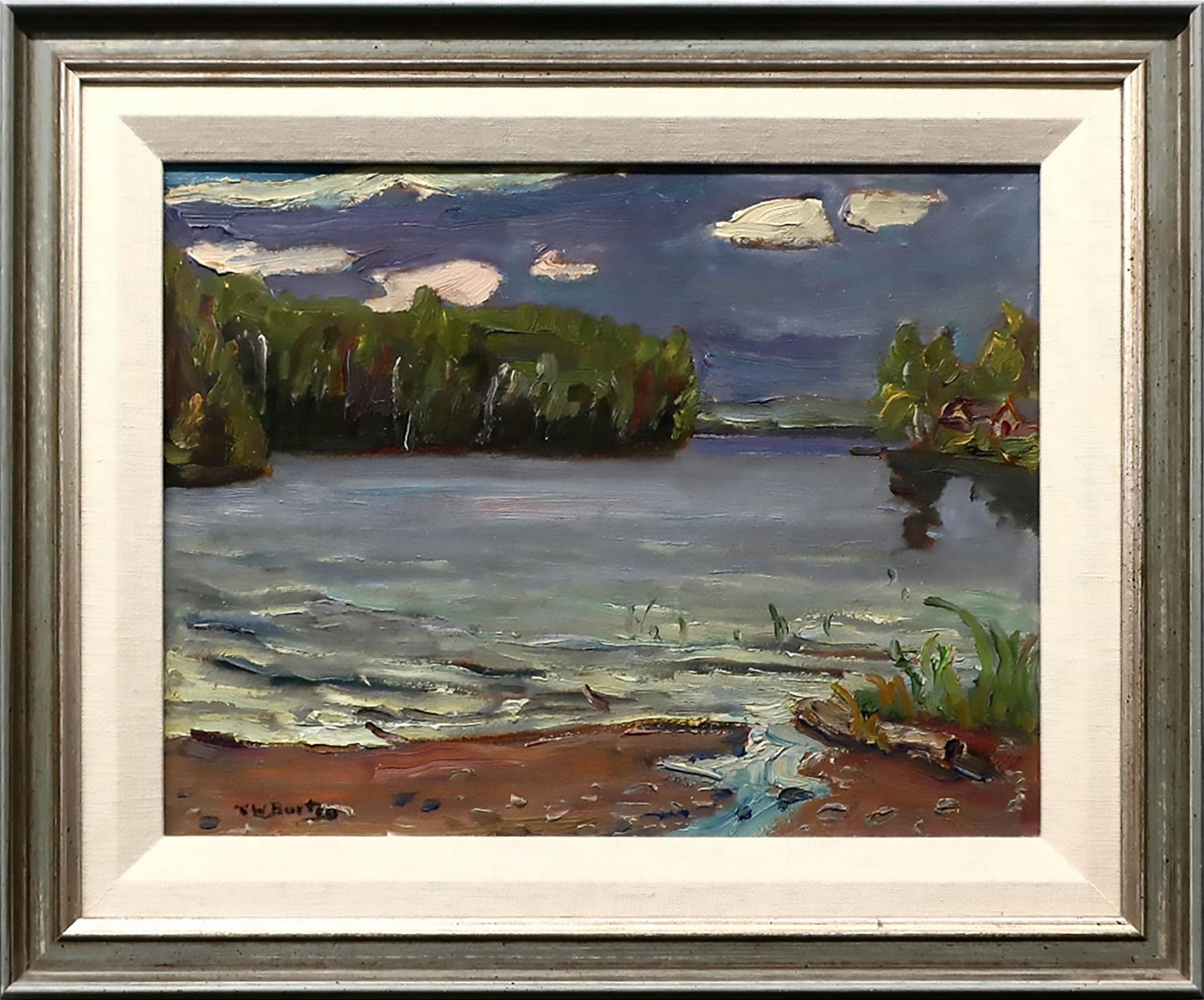 Ralph Wallace Burton (1905-1983) - Early Evening - A Bay On Caribou Lake Near Armstrong, Ont.