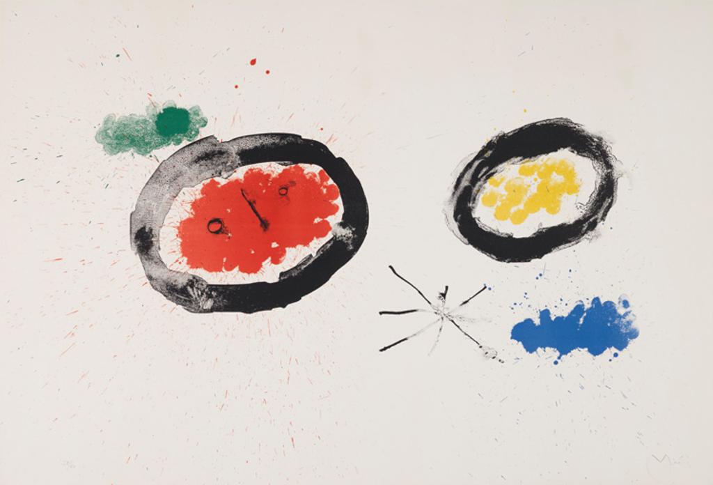 Joan Miró (1893-1983) - Star Head (Derrière le miroir no. 128)