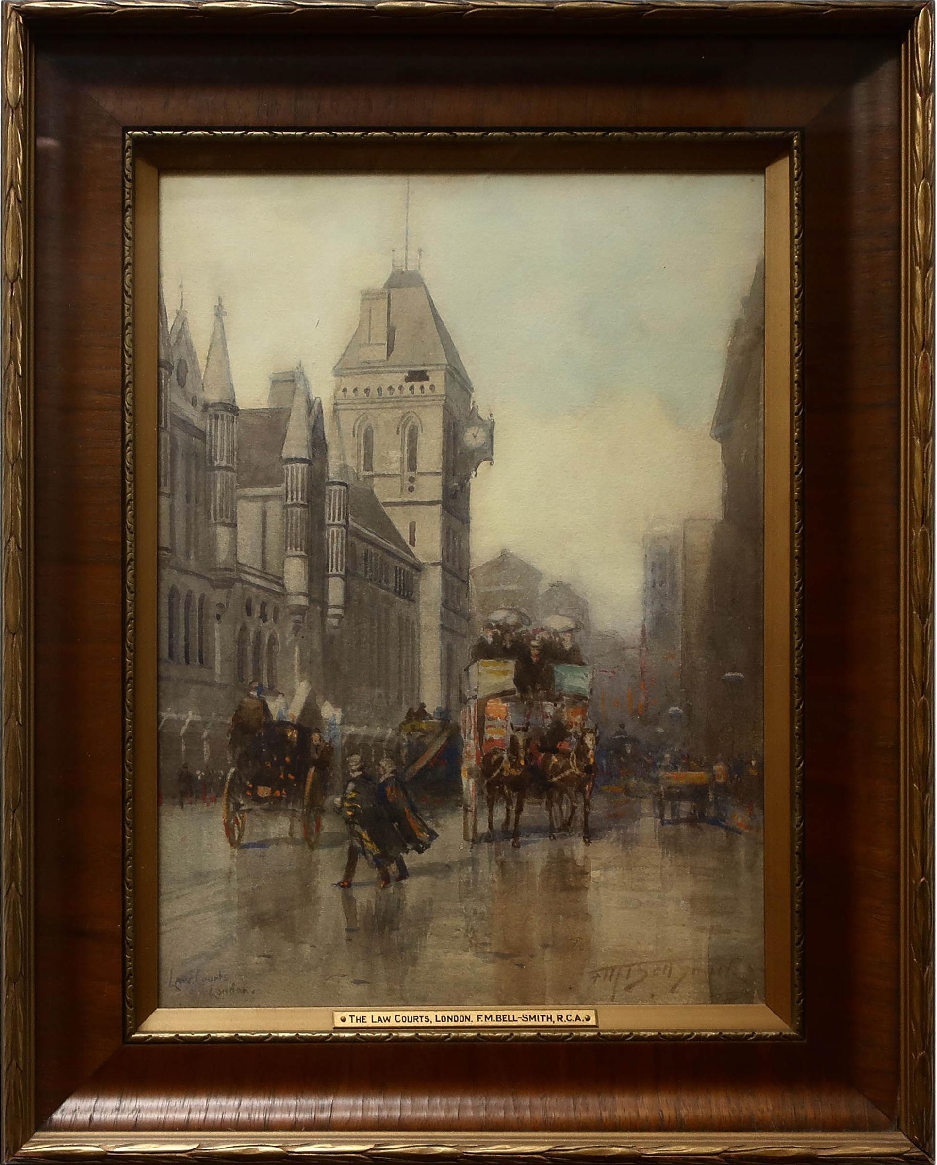 Frederic Martlett Bell-Smith (1846-1923) - Law Courts, London