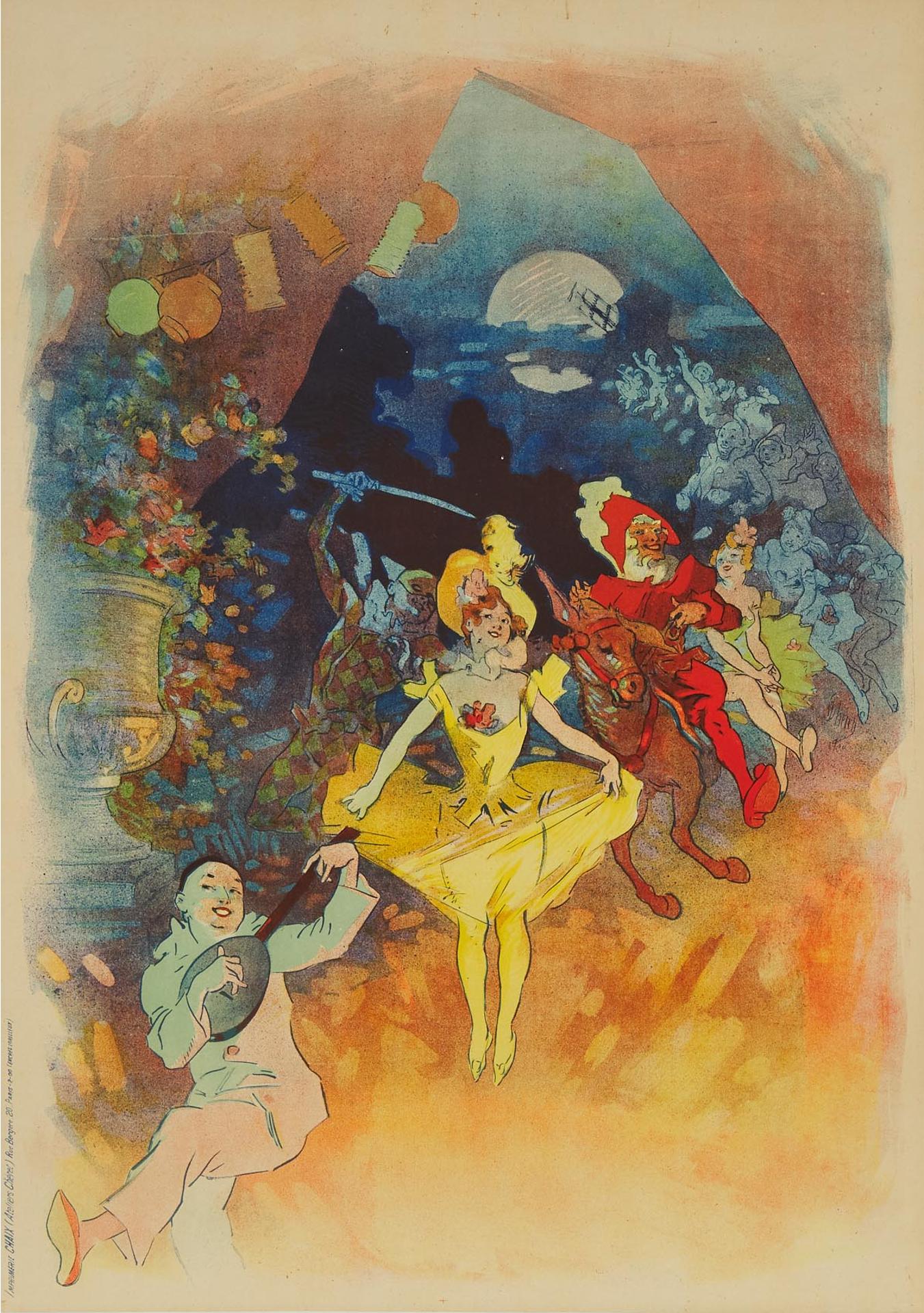 Jules Chéret - Les Fantoches De John Hewelt (Musée Grévin), 1900 [broido, 471]