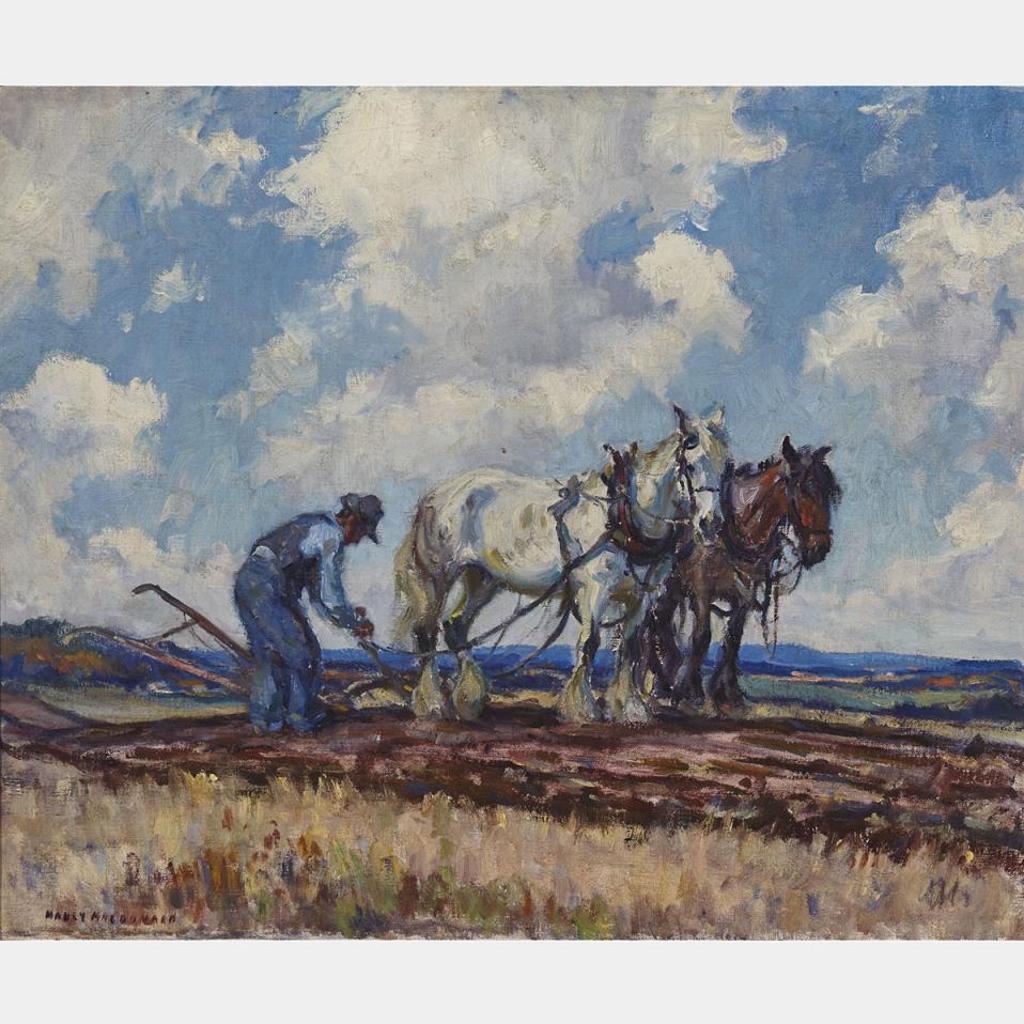Manly Edward MacDonald (1889-1971) - Horses Resting