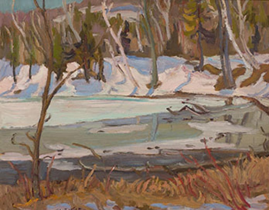 Ralph Wallace Burton (1905-1983) - Spring Ice Near Wilson's Corner, Que.