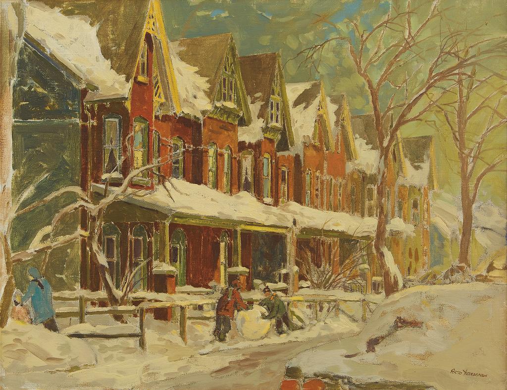 Arto Yuzbasiyan (1948) - Snowstorm on King Street