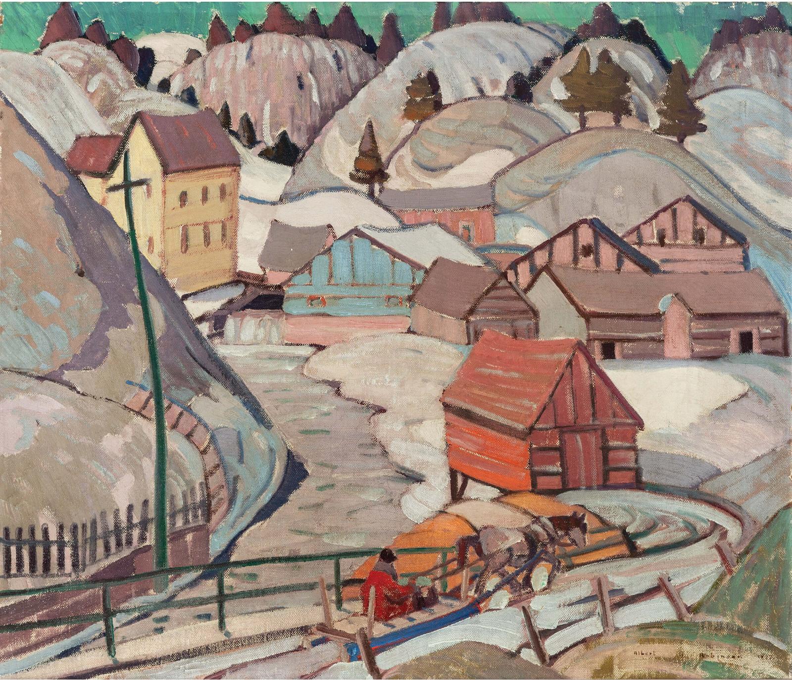 Albert Henry Robinson (1881-1956) - Springtime In The Hills, 1927