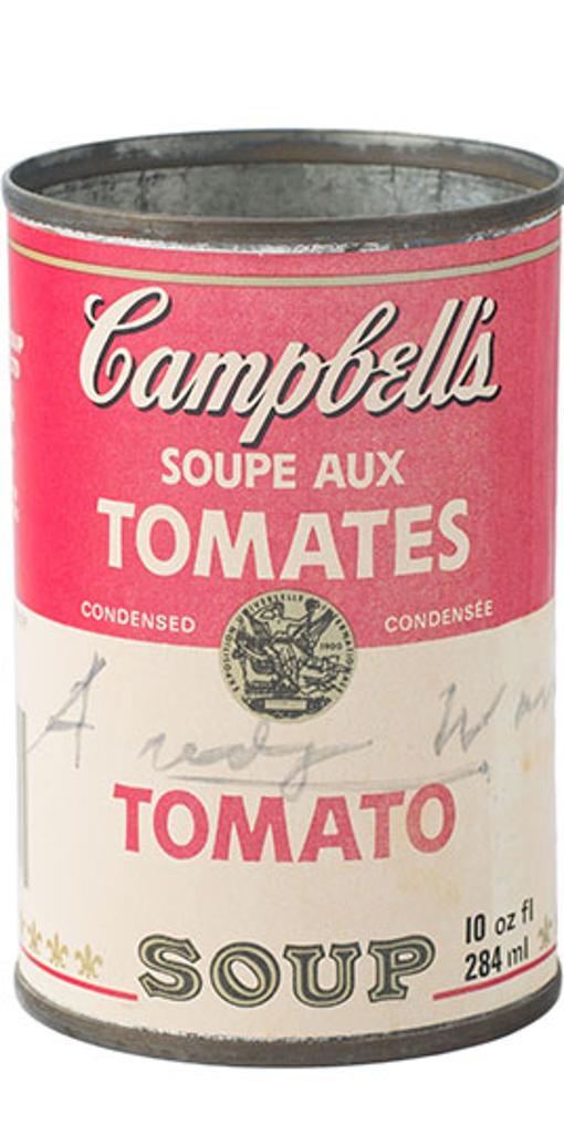 Andy Warhol (1928-1987) - Autographed Campbell's Tomato Soup Can
